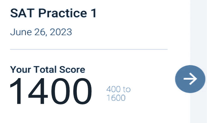 How Good is a 1400 on the SAT?