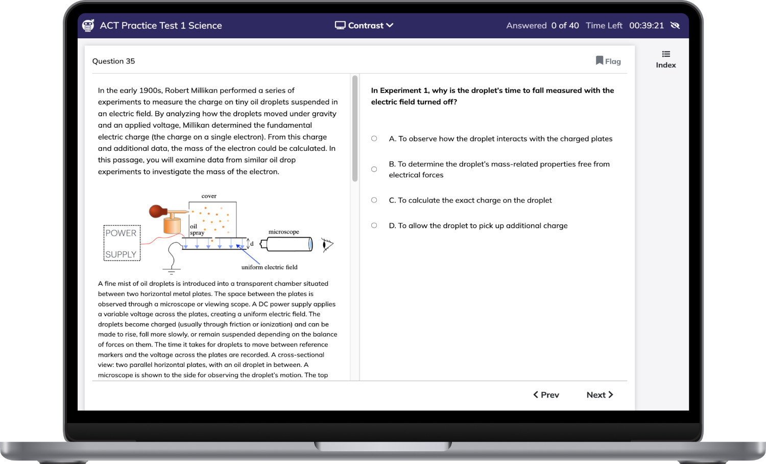 ACT Test Prep Platform