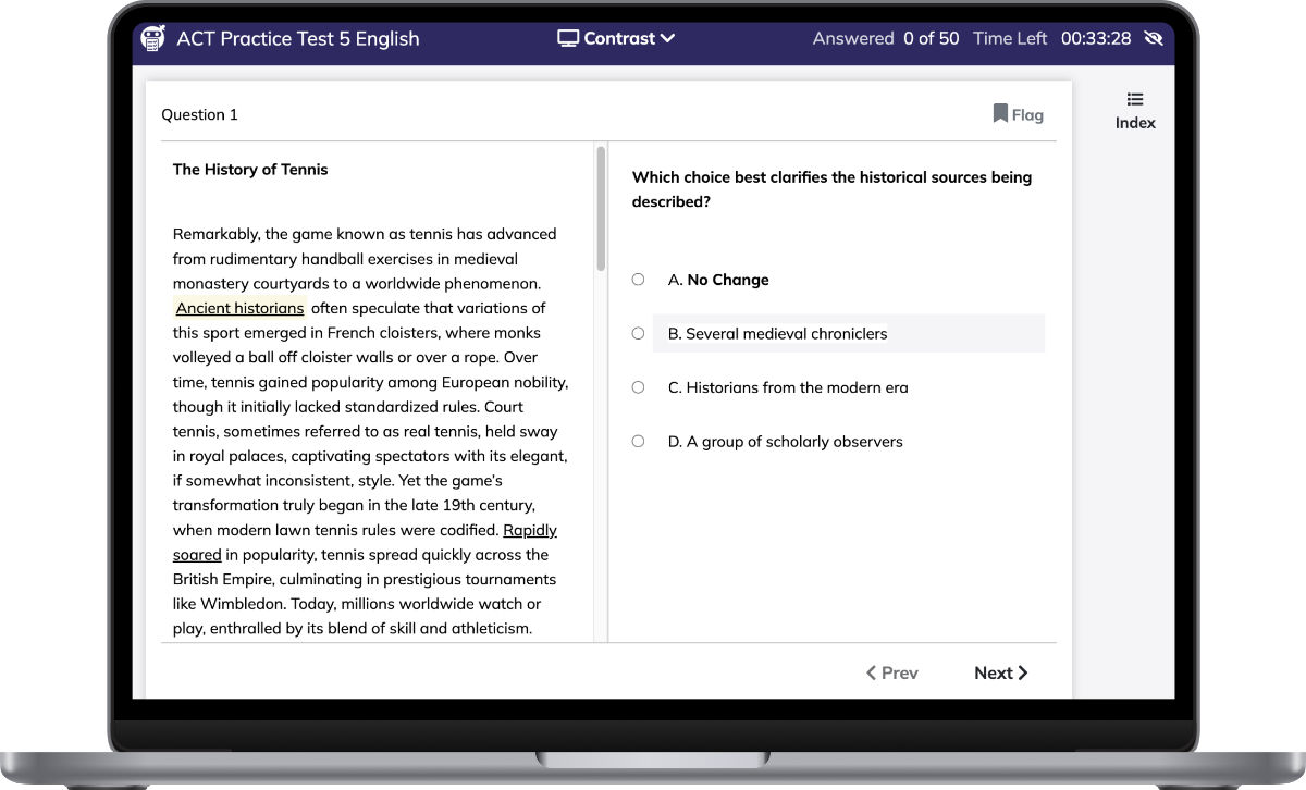 ACT Test Simulation