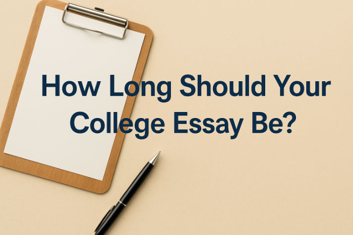 How Long Should Your College Essay Be?