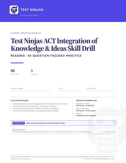 Cover page of the Integration of Knowledge & Ideas PDF