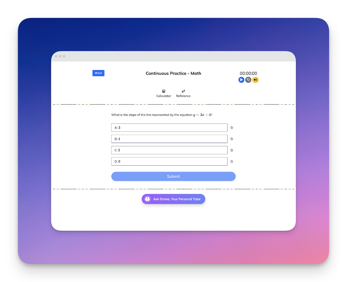 Continuous Practice Screenshot