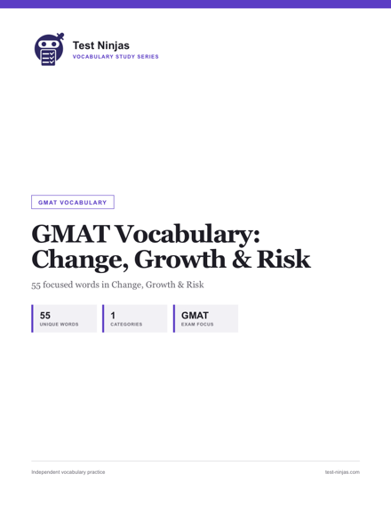 Cover page of the Change, Growth & Risk guide PDF