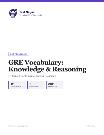 Cover page of the Knowledge & Reasoning guide PDF